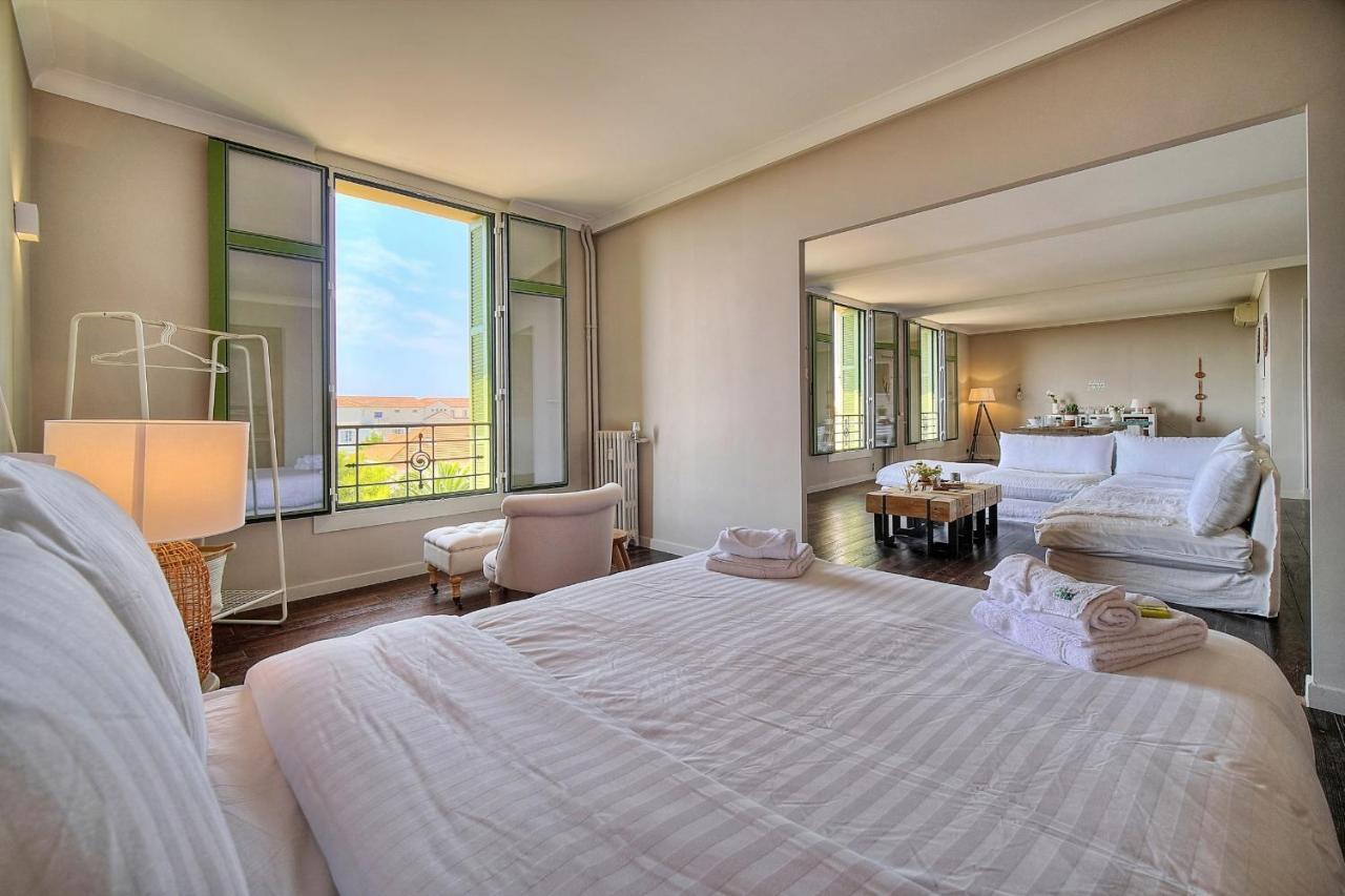Immogroom - Large Apartment - Parking - Air Conditioning - Sea View - Wifi คานส์ ภายนอก รูปภาพ