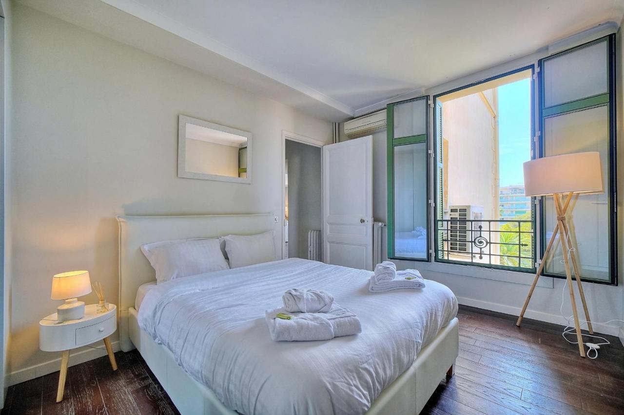 Immogroom - Large Apartment - Parking - Air Conditioning - Sea View - Wifi คานส์ ภายนอก รูปภาพ